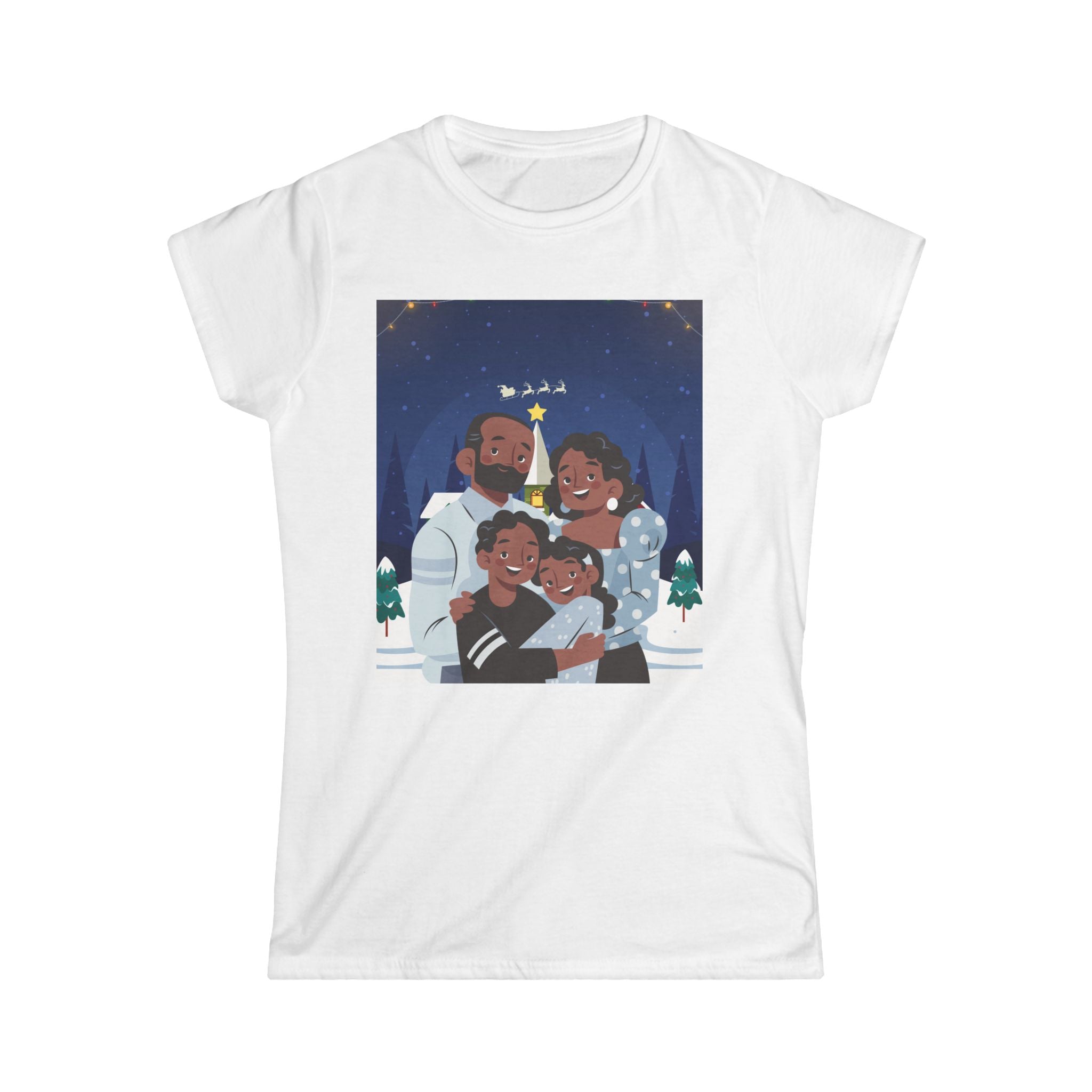 Happy Christmas Day Women's Softstyle Tee